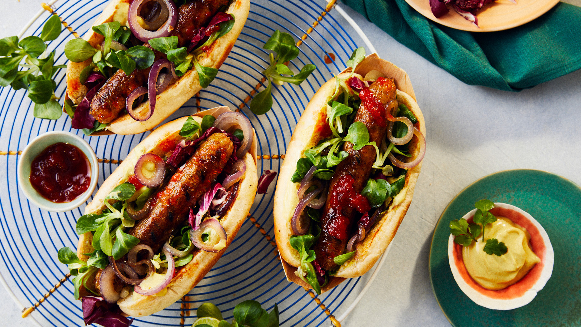 endori Bratwurst Sandwich rezept