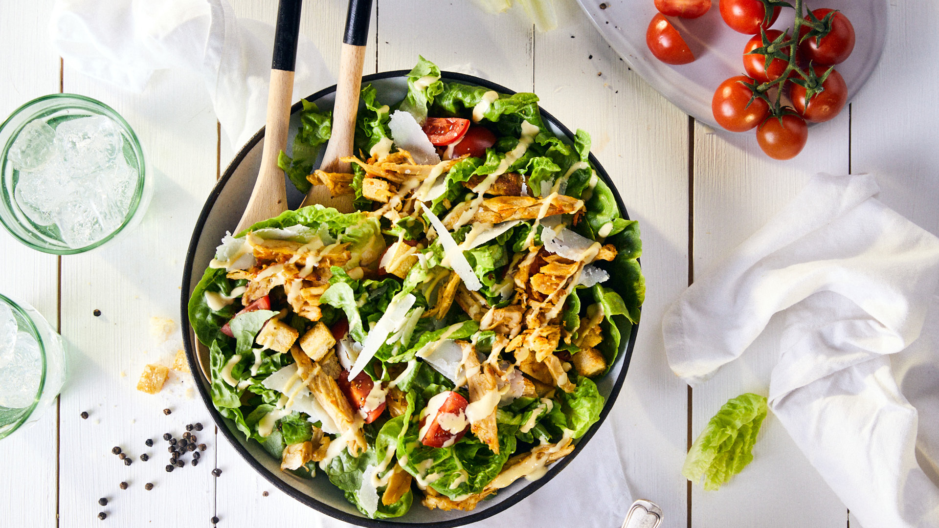 endori Knackiger Caesar Salad rezept